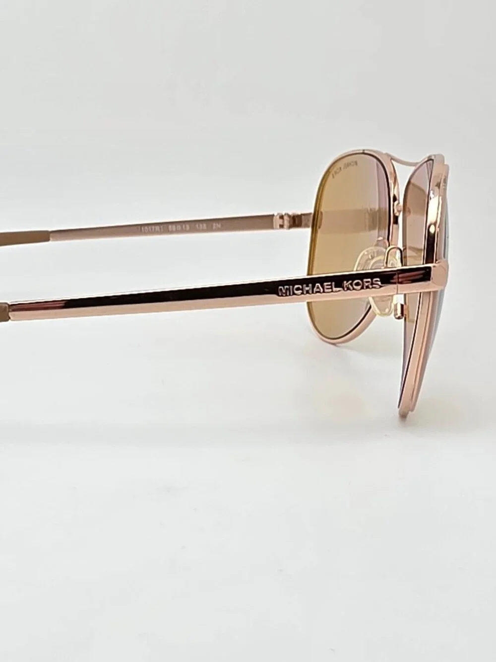 Michael Kors Chelsea MK5004 Rose Gold Taupe Rose Gold Mirror Aviator Sunglasses